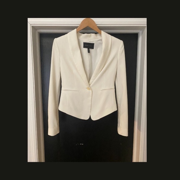 Cream BCBGMAXAZRIA Suit Jacket XS - Picture 1 of 5